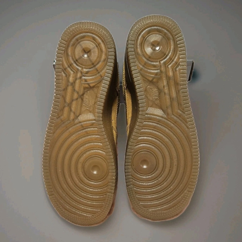 Nike Air Force 1 LV8 3 (GS) Wheat/Gum Light Brown Big Kids SIZE 5 NEW - Picture 8 of 9